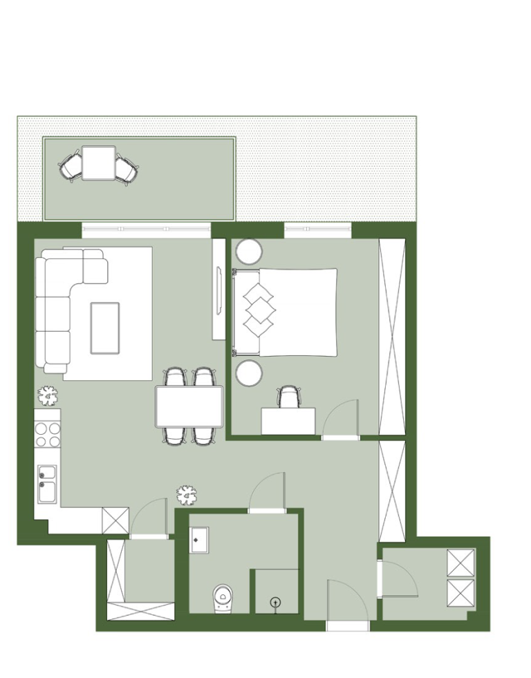 3 Zimmer Gartenwohnung Grundriss 3-Zimmer-Wohnung Neubau Beimoorweg Ahrensburg